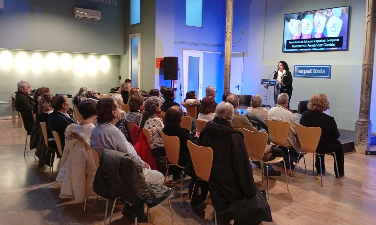 L’advocada Montserrat Fernández Garrido, a l’Espai Línia: “El feminisme no és l’altra cara de la moneda”